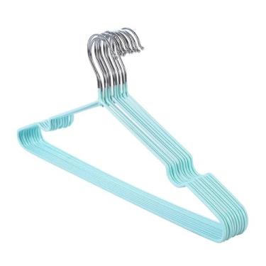 Imagem de Cabide de metal adulto antiderrapante para exibição de roupas para casa cabide de armazenamento de roupas vintage para armário com economia de espaço cabide organizador de pendurar adequado para