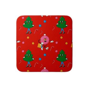 Imagem de Ladrilho Decorativo de Cerâmica Psicodélico Natal e Ano Novo