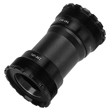 Imagem de KIMISS Rolamento de Rosca T47 do Suporte Inferior da Bicicleta, Diâmetro Externo de 47 Mm, Eixo Interno de 30 Mm, Liga de Alumínio, Cinco Vias Integradas 86/92, Fácil Instalação Com Anel de Vedação