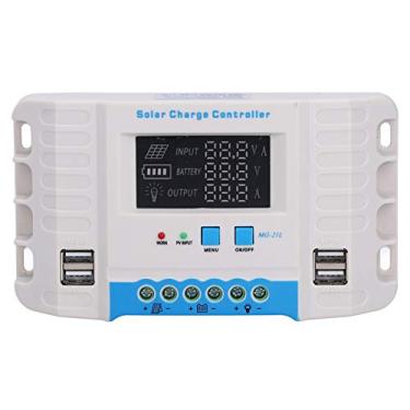 Imagem de Hyuduo 10A Controlador de Carga Solar 12V/24V LCD Display Com Proteção contra Casca ABS para Solar Doméstico
