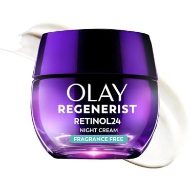 Imagem de (Retinol 24 Night Face Cream) - Olay Regenerist Retinol Moisturiser, Retinol 24 Night Face Cream, 50ml + 1 Week Of Whip Face Moisturiser Travel/Trial Size