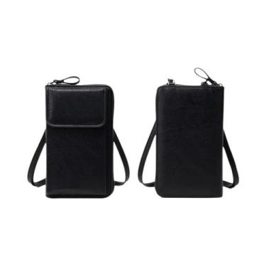 Imagem de Bolsa Transversal Feminina Retrô De Couro PU, Bolsa De Ombro Moderna D