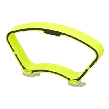 Imagem de Whtkoph Anel Flutuante para Alimentação de Peixes, Recipiente para Ração, Acessório Amarelo, Alimento para Aquário para Camarões, Répteis, Tartarugas E Peixes, Comprimento 10 Cm