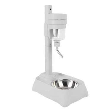Imagem de Mingzhe Alimentador de água Automático para Animais de Estimação, Tigela Aço Inoxidável Com Ajustável, Dispensador água para Cães Com Capacidade Garrafa 500ml, Fácil Limpar, (Cinza Elegante)