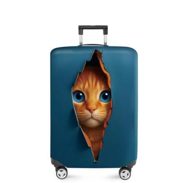 Imagem de ANNA QUEEN Capa de mala, protetor de mala, capa de viagem para bagagem de 50 a 86 cm, acessórios de viagem de elastano extensível e lavável, 113, XL(fits 32-34Inch suitcase), Moderno