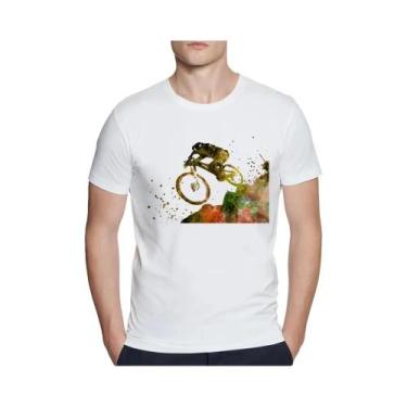 Imagem de Camiseta Masculina De Verão Com Estampa MTB Para Ciclismo Downhill Cas