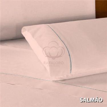 Imagem de 1 Fronha para Berço 400 Fios Ponto Palito - Rafaloro, Salmão