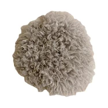 Imagem de Cobertor Para Fotografia De Bebê Recém-Nascido 100% Lã Flokatti Acessó