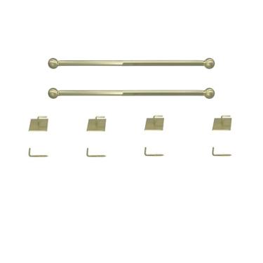 Imagem de ARNORX Haste de café, 25 a 40 cm, latão escovado