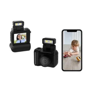 Imagem de Câmera Mini HD 1080P Portátil Retro Gravador De Vídeo Com Tela, Lâmpad