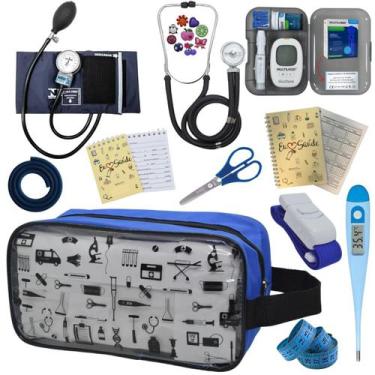 Imagem de Kit Enfermagem Completo Top + Medidor Glicose  - PREMIUM, P.A. Med, IN