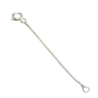 Imagem de Extensor Veneziana Fecho Boia 5 Cm Prata Legitima 925 - Lojas La&Amp;N