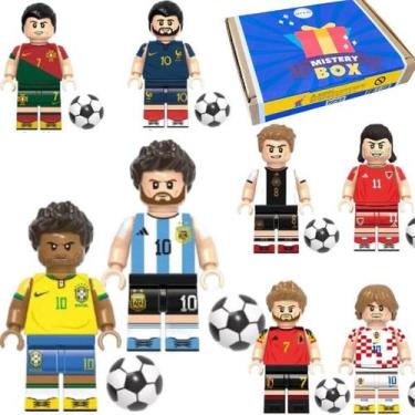 Imagem de FUTEBOL Melhor Coleção Neymar 8 jogadores Blocos Montar Lestgo - Let'S