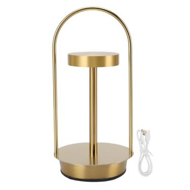 Imagem de Fafeicy Lâmpada de Mesa Recarregável Led Lanterna Portátil Sem Fio 3000mah Bateria Operado Toque Regulável 3 Cores Quarto Sala Estar