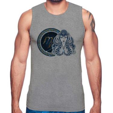 Imagem de Regata Signo Virgem Astrologia - Foca na Moda, Cinza, G