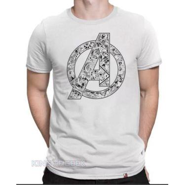 Imagem de Camiseta Vingadores Avengers Logo Endgame Capitão America - KING OF GE