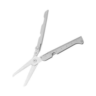 Imagem de Tesoura Portátil Multifuncional Dobrável De Aço Inoxidável Para Campin