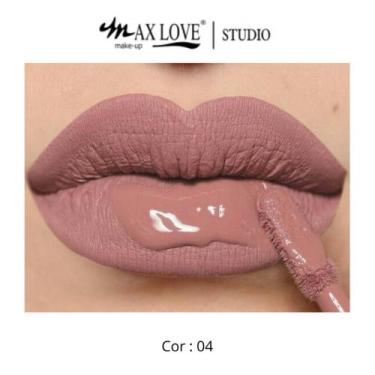 Imagem de Batom Matte Max Love Liquido 24 Horas Nude, COR 04