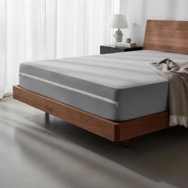 Imagem de Capa Colchão Queen Malha 100 Algodão 30 Cm Altura Com Zíper - Sul Bras