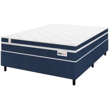 Imagem de Cama Box (Box + Colchão) Casal Plumatex  - de Molas Ensacadas 59cm de 