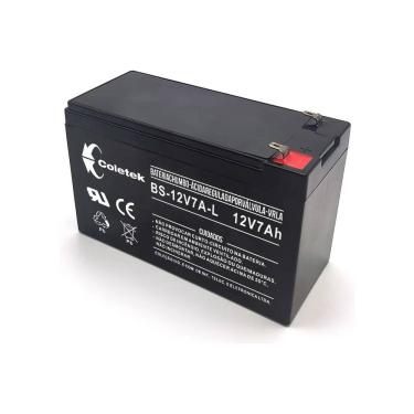 Imagem de Bateria Selada Coletek Energia BS-12V7A L1 Chumbo P/Nobreak 12Vx7Ah