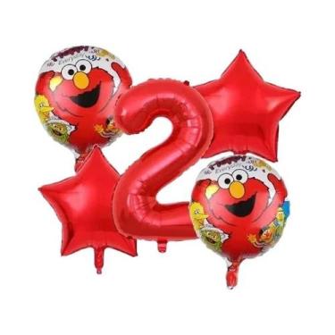 Imagem de Decorações De Festa De Aniversário Infantil Do Sesame Street, Utensíli
