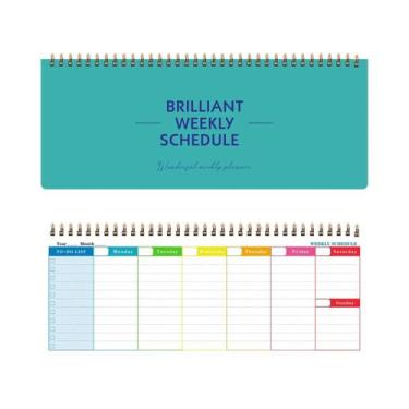 Imagem de Caderno De Planejamento Semanal De 60 Folhas Para Negócios E Estudos, 