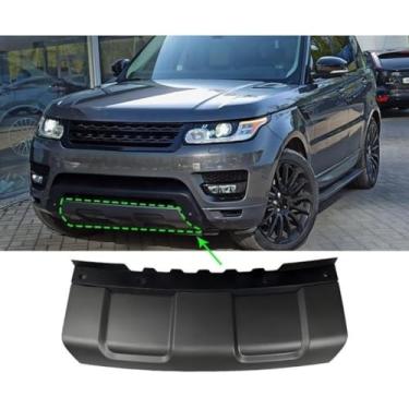 Imagem de Peça de modificação da tampa do reboque do para-choque dianteiro compatível com Range Rover Sport 2014-2022 Tampa do gancho do reboque do para-choque dianteiro acessórios do carro (cinza)