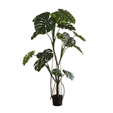 Imagem de Plantas falsas, planta artificial, exterior, interior, árvore de plástico, árvores falsas, decoração de jardim, árvore artificial em vaso, plantas verdes, plantas artificiais, interior e exterior, 150
