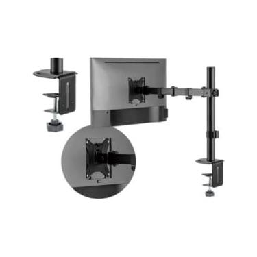 Imagem de Suporte Articulado para Monitor de Mesa, Braço Flexível, Ajustável para Monitores de 10 a 27 Polegadas, Portátil