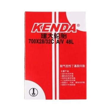 Imagem de 2 Peças De Câmara De Ar De Borracha Butílica KENDA Para Bicicleta, Vál