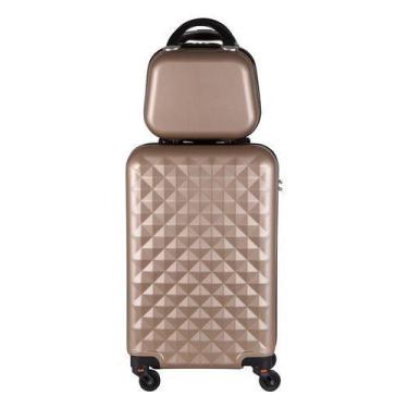 Imagem de Mala de bordo com frasqueira diamond abs padrão anac - Ultra Leve, Dou