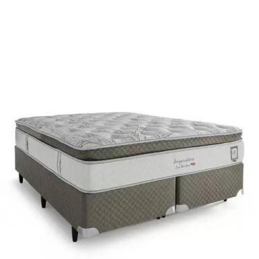 Imagem de Conjunto box + colchão imperatore eco bambo king 193x203x74 - HERVAL