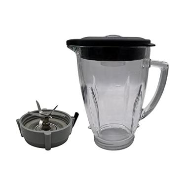 Imagem de Liquidificador Pro1200 de substituição com lâmina e fundo, compatível com liquidificadores Oster Pro 1200 (BLSTMB-CBG, BLSTMB-CBF, BLSTMB-BBG) e liquidificador Oster Master Series (BLSTJJ-GPB-000