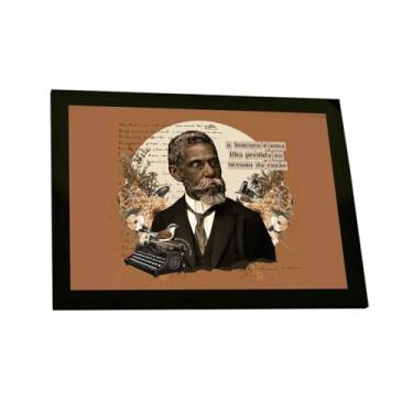 Imagem de Quadro Decorativo Machado De Assis Ilustração Decoração Poster Quarto Sala