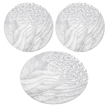 Imagem de Jogo americano de jantar – Vaso lavável para porta-copos de 38 x 40 cm – Decoração de cozinha – para ambientes externos, hotéis, casa, restaurante, local de trabalho, inauguração de casa, casamentos