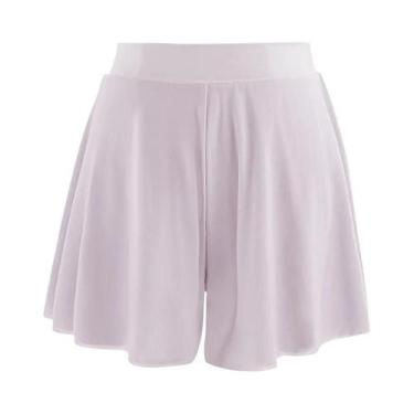 Imagem de Shorts Esportivos Femininos Com Saia Para Dança, Yoga, Treino, Ballet,