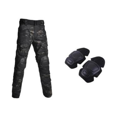 Imagem de Traje Tático De Camuflagem Para Paintball Com Capuz, Calças Cargo, Pro