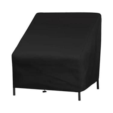 Imagem de Capa Protetora Para Cadeira De Pátio Empilhável, Impermeável E Resiste
