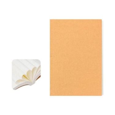 Imagem de Caderno Kraft A5 B5 Grosso Com 100-200 Folhas, Capa Em Branco Para DIY