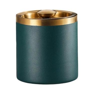 Imagem de Balde De Gelo De Aço Inoxidável De Grande Capacidade Com Tampa, Isolam