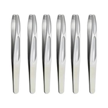 Imagem de Pinça De Sobrancelha Premium Com Ponta Redonda Para Remoção Precisa De