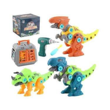 Imagem de Brinquedos De Blocos De Montar Dinossauro Tyrannosaurus Rex Para Crian