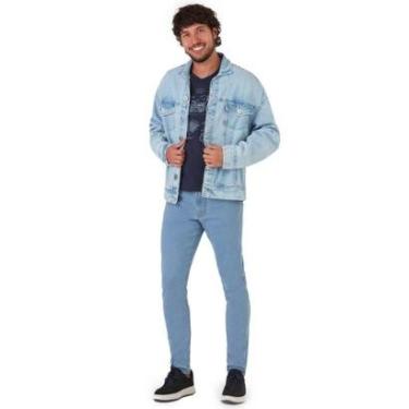 Imagem de Calça Jeans Masculina Skinny Malwee -  AZUL - 40-Masculino