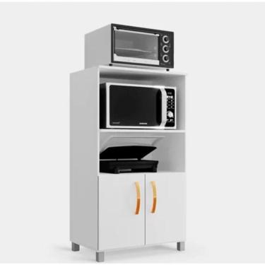 Imagem de Balcão Cozinha P/ Forno Elétrico E Microondas Multiuso