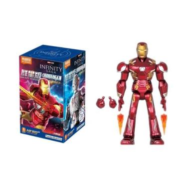 Imagem de Bonecos De Ação E Blocos De Montar Homem De Ferro Mark6 Mark5 Hulk Vis