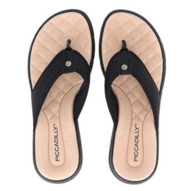 Imagem de Chinelo Piccadilly Esporão Salto Anabela Feminino - Marrom 35-Feminino