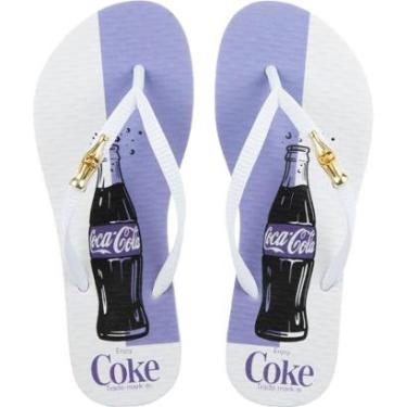 Imagem de CHINELO COCA COLA BLOCK COLOR FEMININO-Feminino