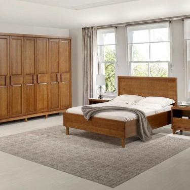 Imagem de Cama de Casal 1,60m Madeira Maciça Linha Cairo - Weihermann