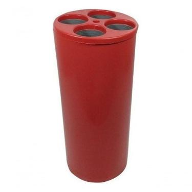 Imagem de Kit 02 Lixeiras Dispensador de Copos Descartáveis com 4 Tubos para Copos de Água Café e...
